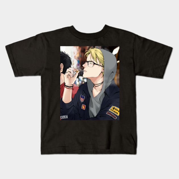 Ash Lynx 2018 Kids T-Shirt by MykaAndSalmon